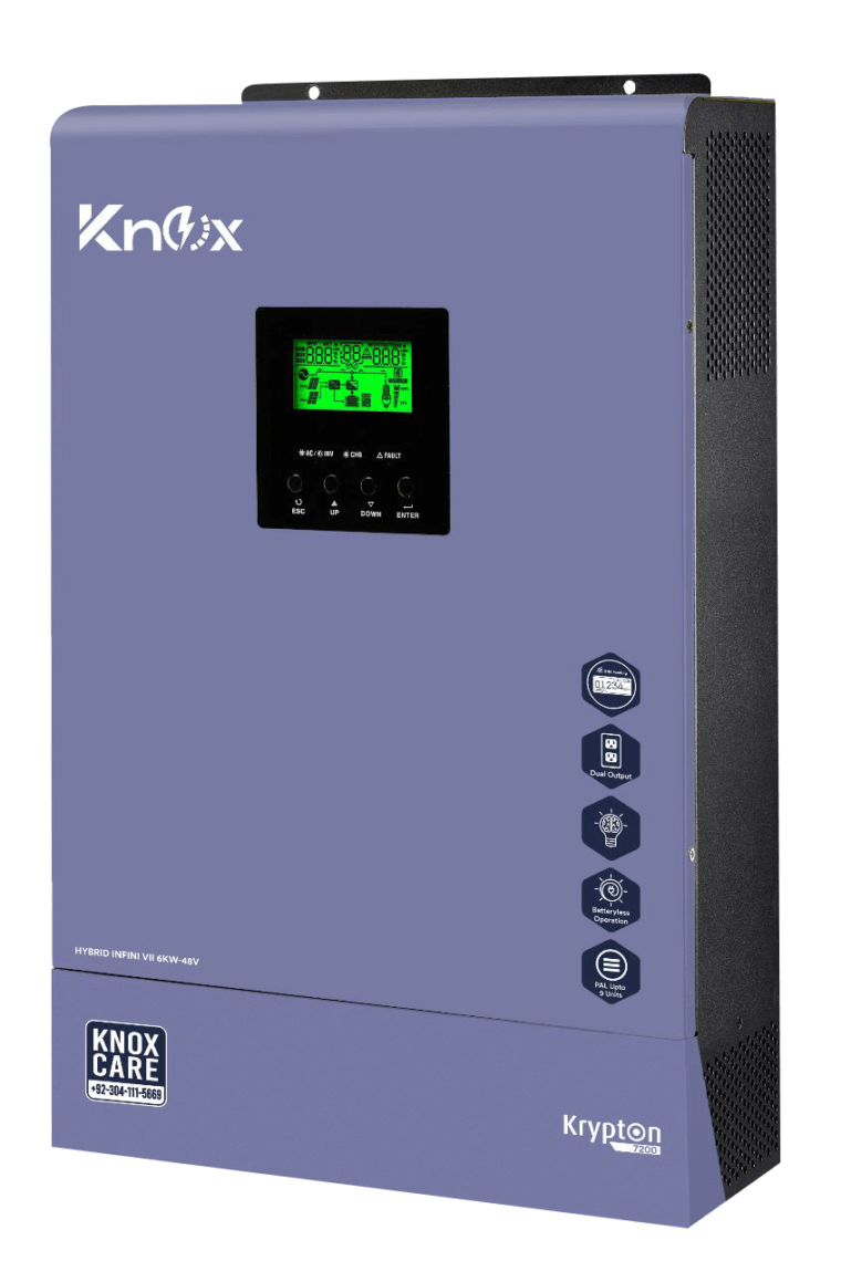 Knox 7200 6KW Hybrid Inverter 48v