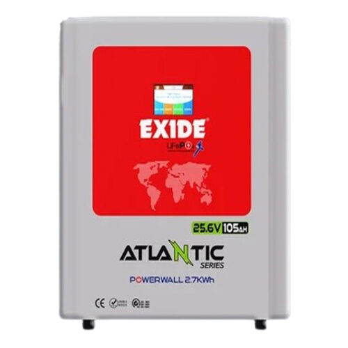 Exide Atlantic Lithium battery Lifepo4 25.6v 100 ampere