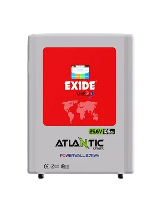 Exide Atlantic Lithium battery Lifepo4 25.6v 100 ampere