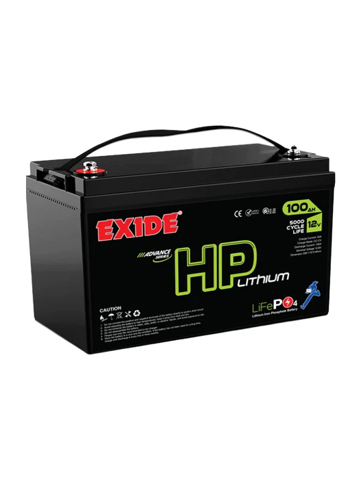 Exide HP Lithium Battery Price in Pakistan - 12V 100 AH