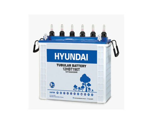 Hyundai 190T 155 AH Tubular Battery Price in Pakistan