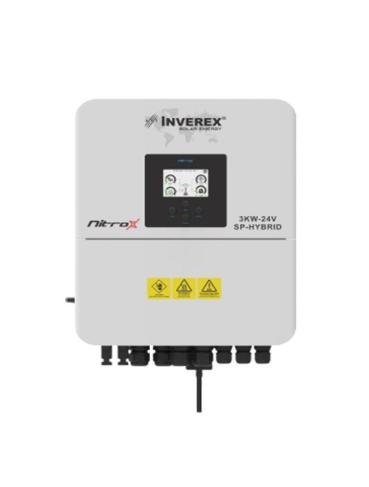 Inverex Nitrox 3KW 24V Single Phase MPPT, Dual output ,Ip65 solar inverter