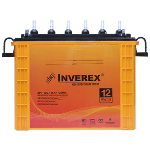 Inverex Tall Tubular 165 Ampere battery price in Pakistan