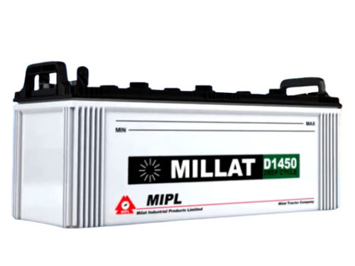 Millat D1450 Deep Cycle Battery Price in Pakistan
