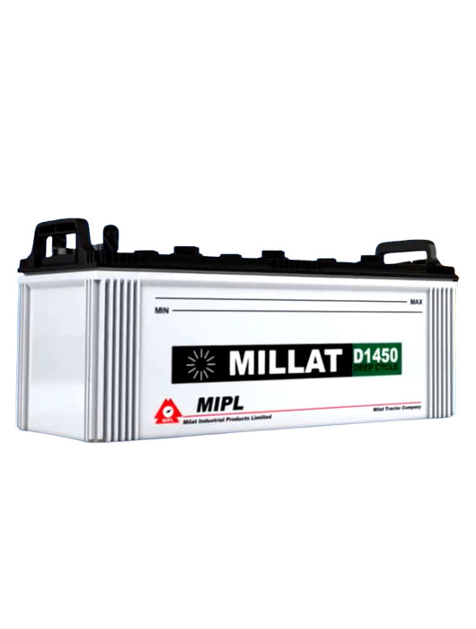 Millat D1450 Deep Cycle Battery Price in Pakistan