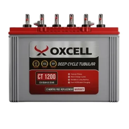Oxecell CT 1200 Deep cycle Tubular Battery for Solar, UPS Inverters