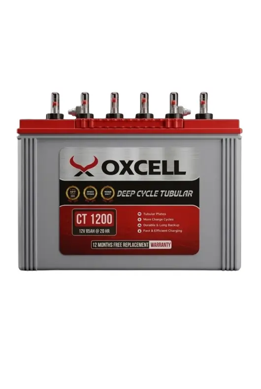 OXEcell-CT-1200 Oxecell CT 1200 Deep cycle Tubular Battery for Solar, UPS Inverters