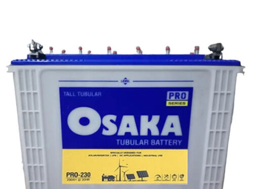 Osaka Pro 230 Tubular battery price in Pakistan
