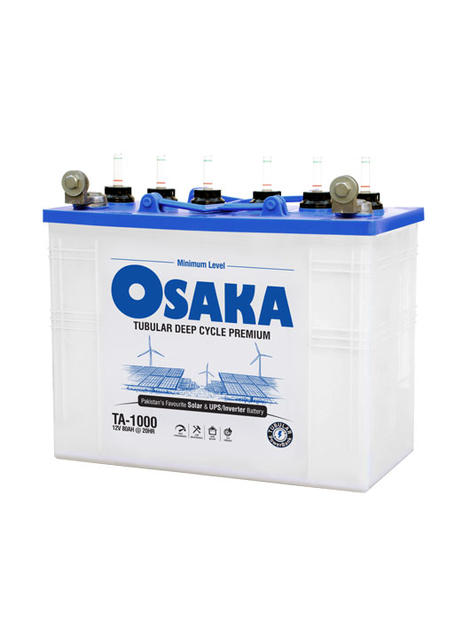 Osaka TA 1000 Tubular Battery Price in Pakistan