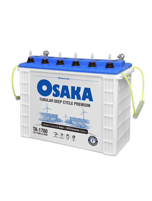 Osaka 1700 Tubular Battery Price in Pakistan