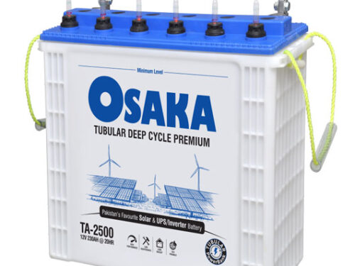 Osaka TA 2500 Tubular Battery Price in Pakistan