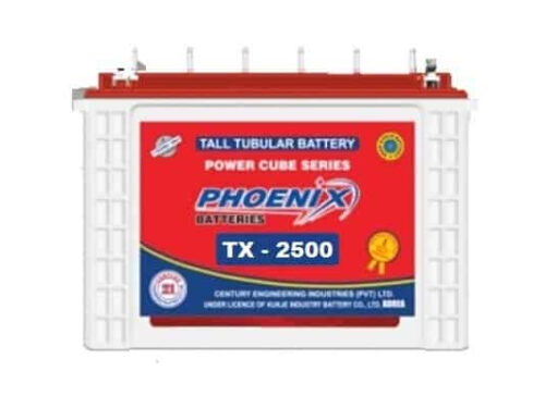 Phoenix TX 2500 Tubular Battery Price in Pakistan
