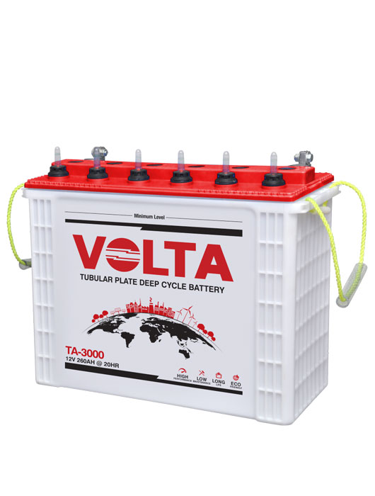 Volta TA 3000 260 AH Tubular battery price in Pakistan